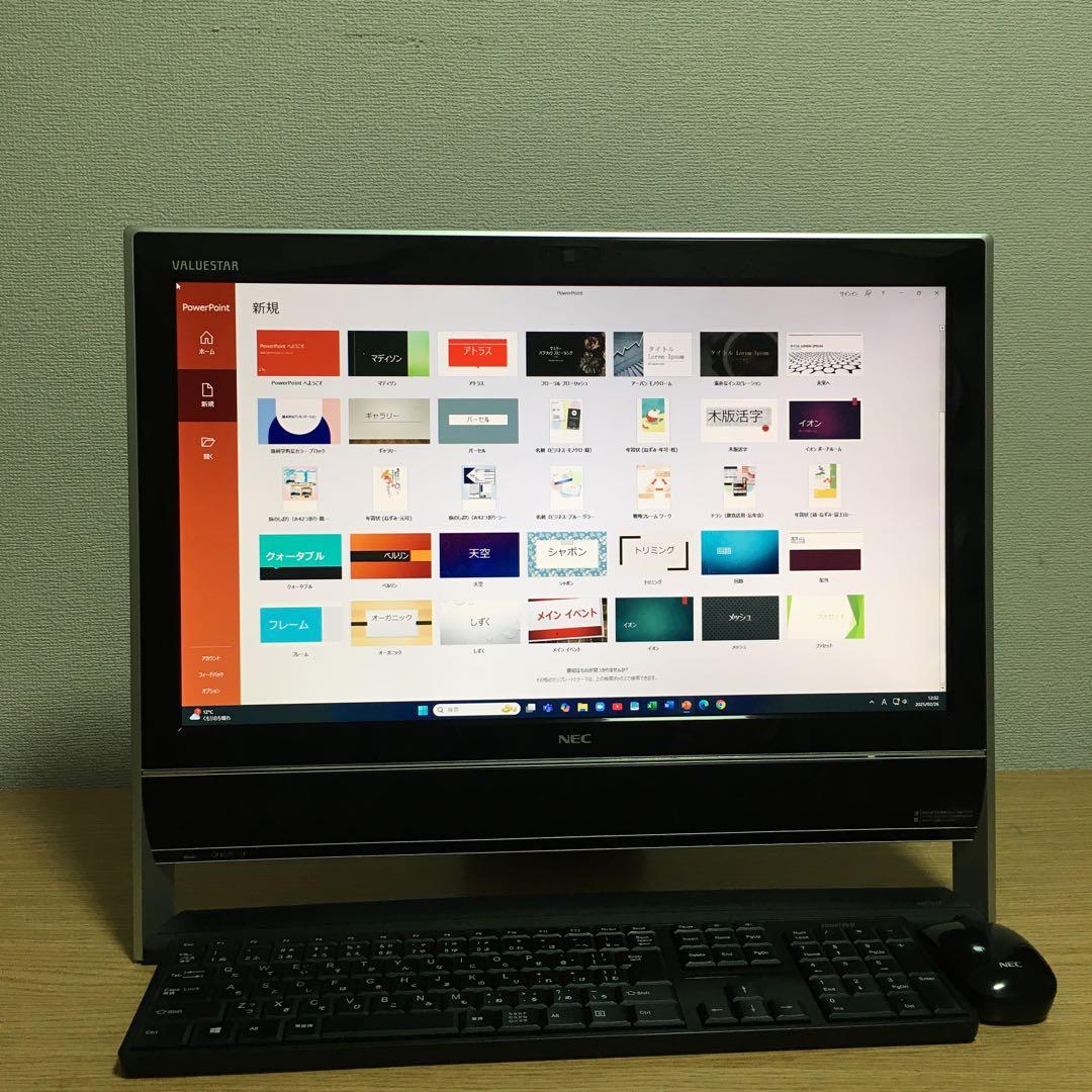 NEC 一体型 デスクトップ Win11 新品SSD搭載 地デジオールインワン
