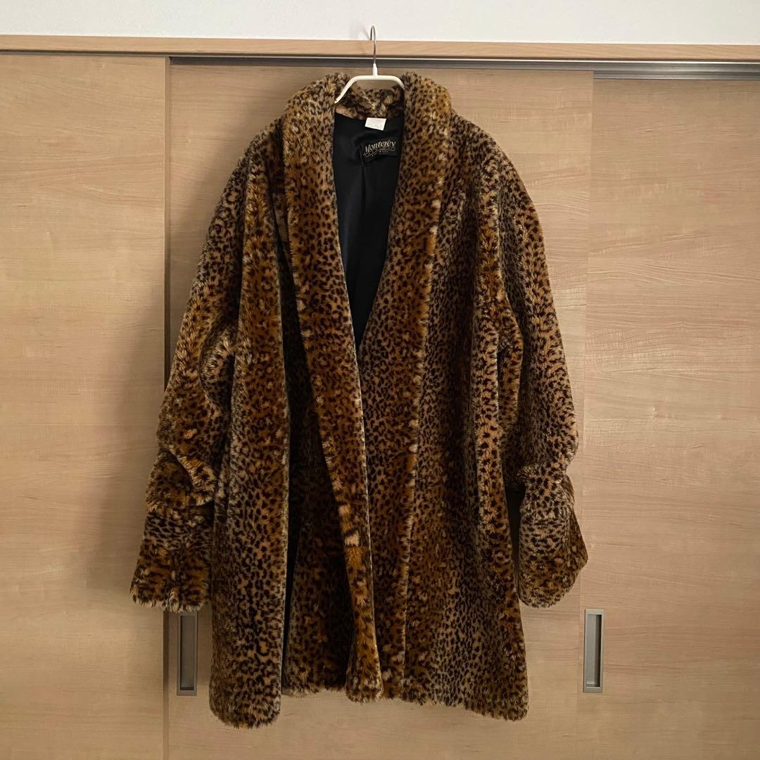 ジャケット・アウター Monterey vintage leopard far jacket