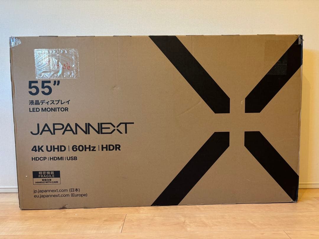 JAPANNEXT モニター　　JN-V55UHD-U 55インチ　4K