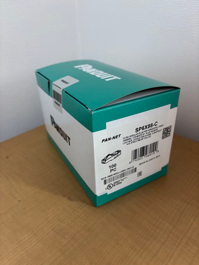 PANDUIT CAT6A SP6X88-C 100個　新品未開封