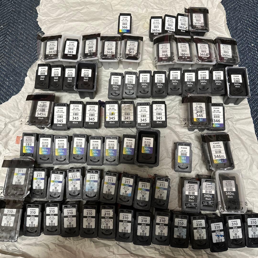 【使用済み】Canon 純正インクカートリッジ 使用済み73個セット