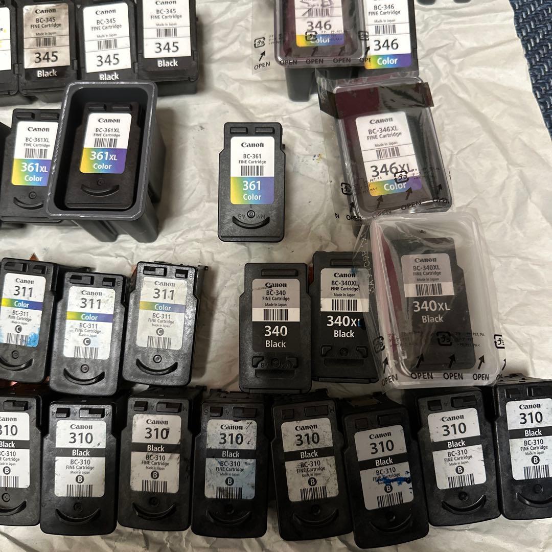 【使用済み】Canon 純正インクカートリッジ 使用済み73個セット