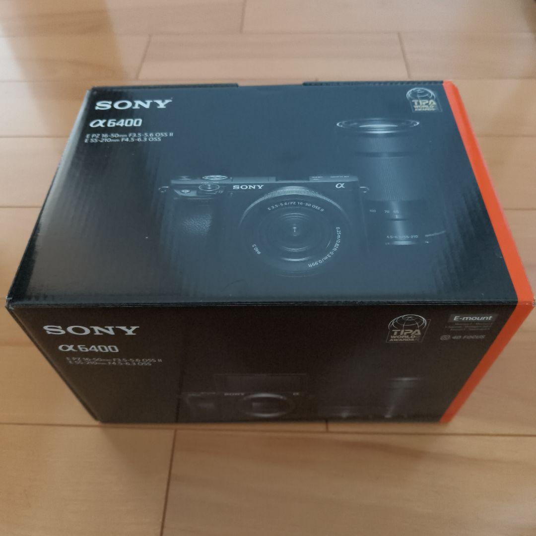新品 SONY α6400 ダブルズームキット ブラック