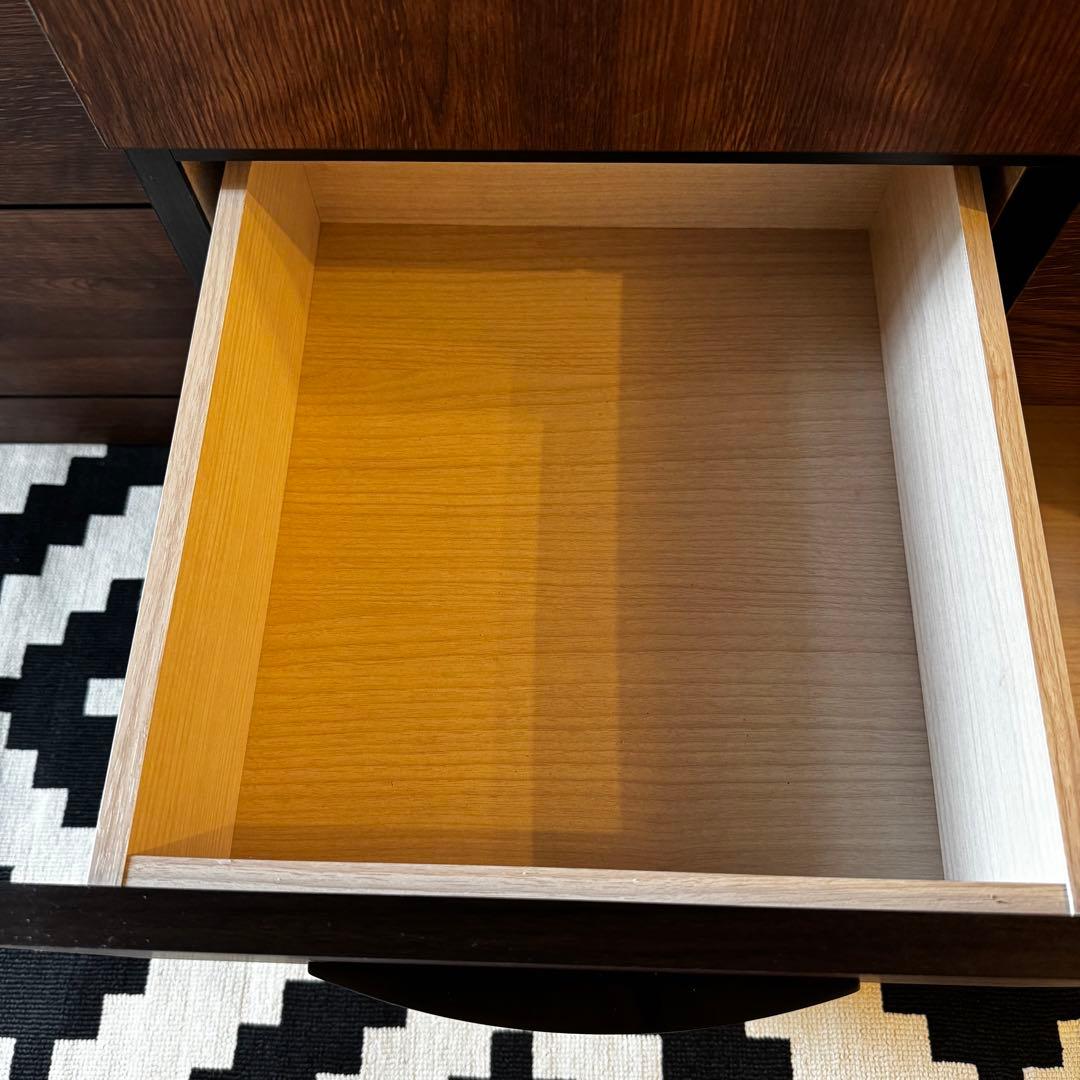 幅80cm 送料込 ウォルナット調 ワードローブ クローゼット