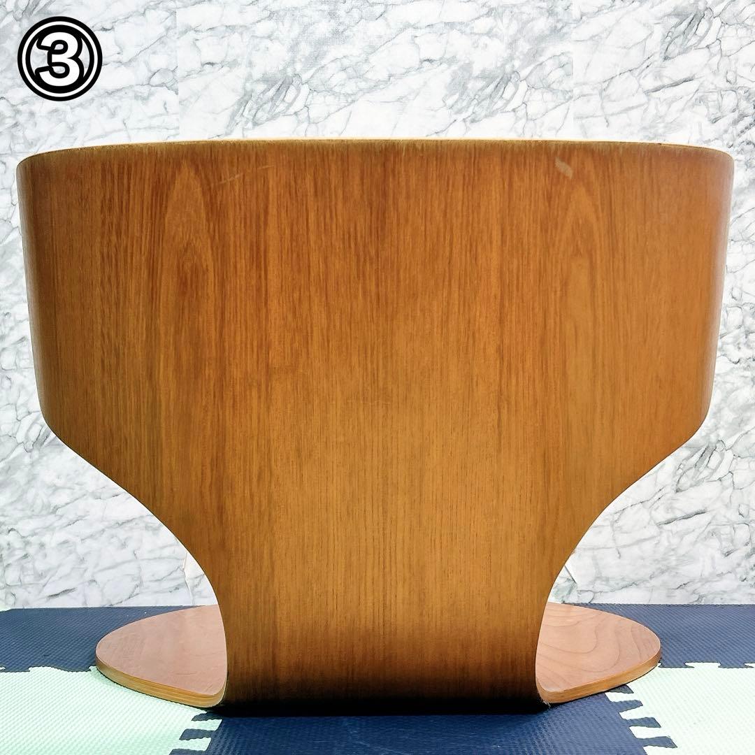 廃盤 天童木工 KABUTOカブト 剣持勇 座椅子 プライウッド 4脚セット