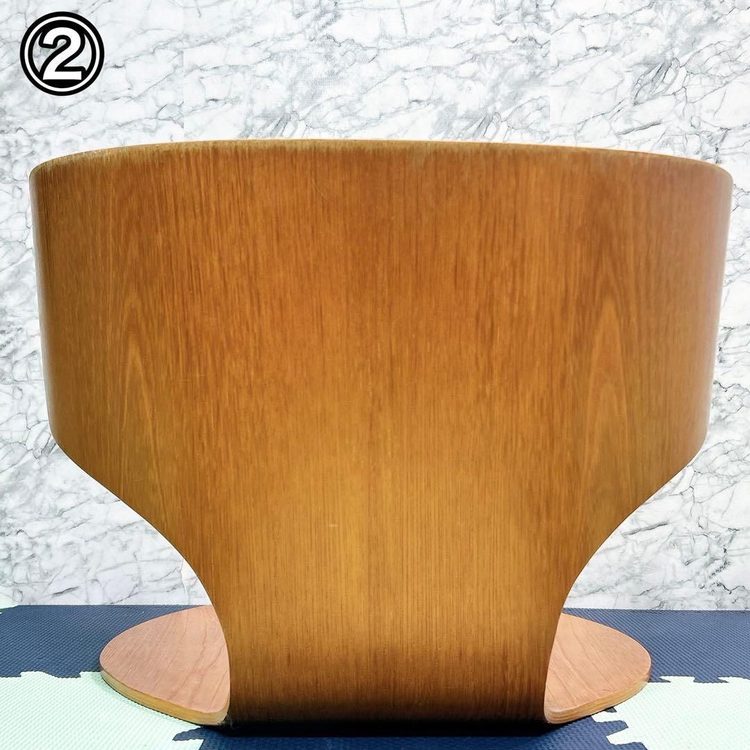 廃盤 天童木工 KABUTOカブト 剣持勇 座椅子 プライウッド 4脚セット