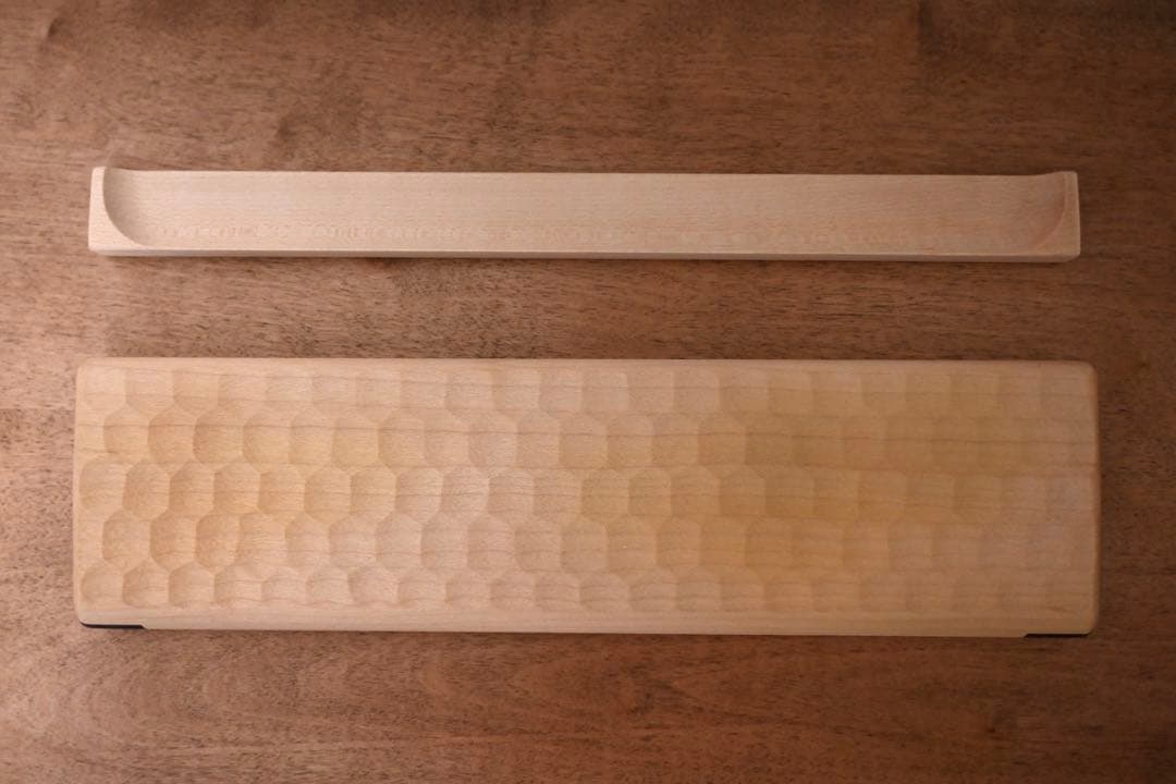 松葉製作所 木製パームレスト&ガイドセット HKKB Studio専用 メープル