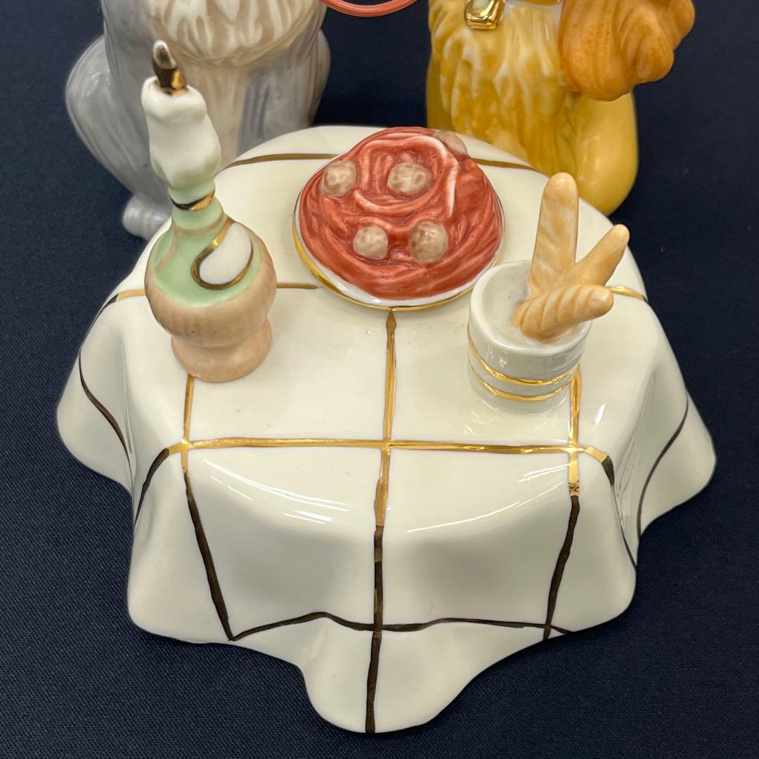 M*a様 【希少品】ディズニー わんわん物語 レディ＆トランプ Lenox 置物