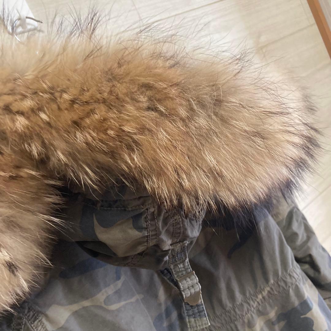 goa ゴア　モッズコート　迷彩　FREEサイズ　レディース　アウター