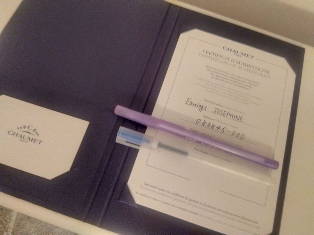 【ショーメ】ジョゼフィーヌ ピアス ロンドデグレット 証明書有