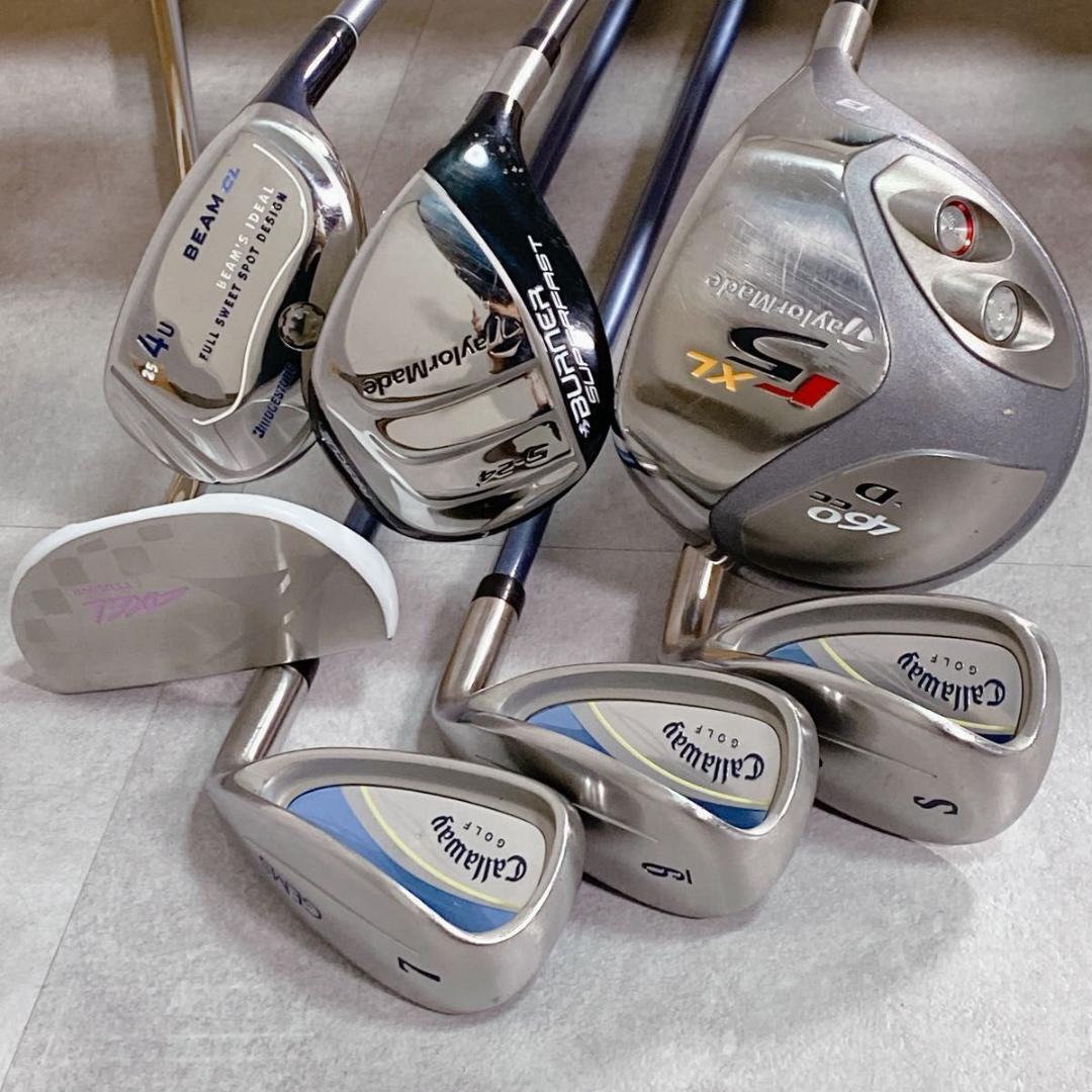 X245 テーラーメイド キャロウェイ レディース ゴルフ クラブ セット 8点