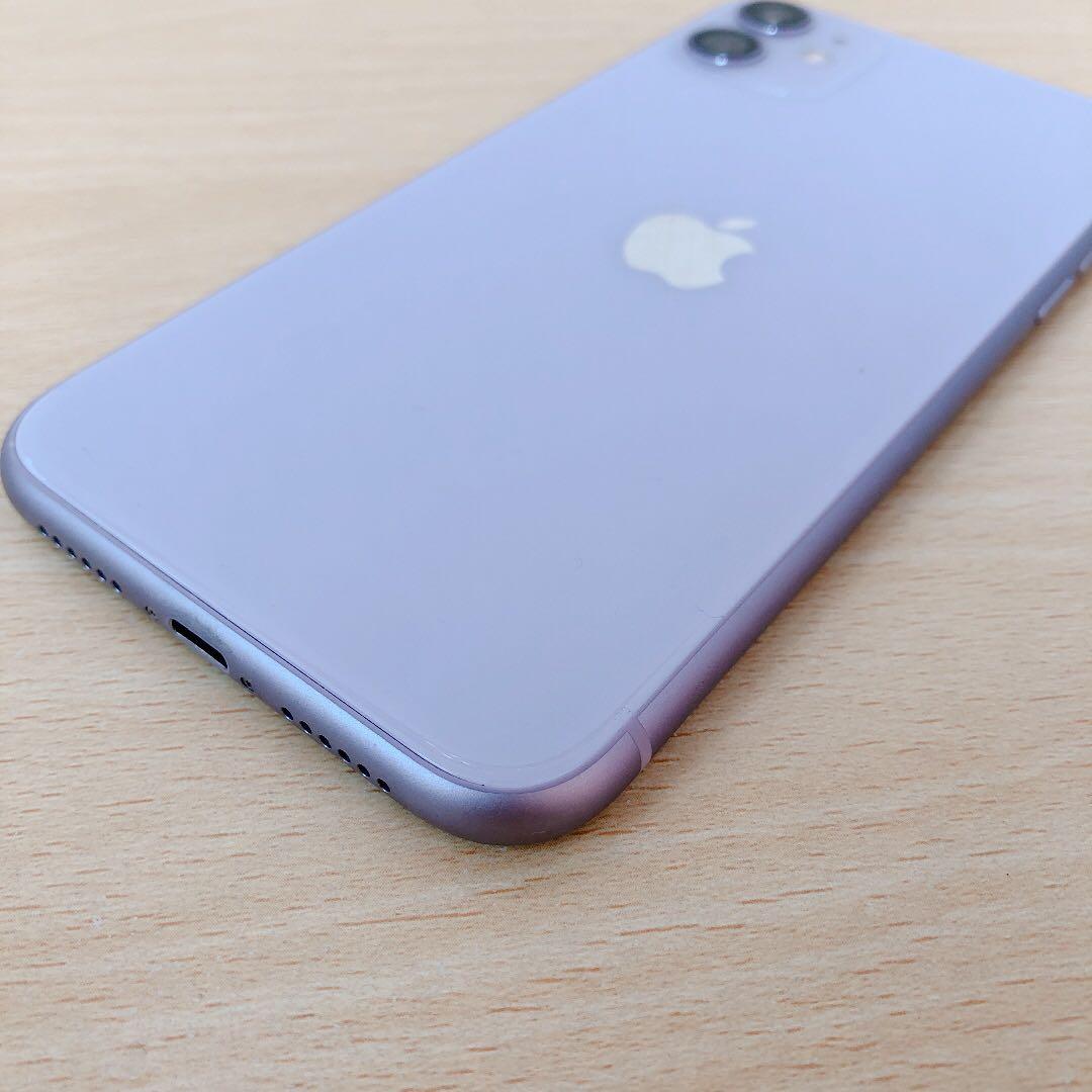 【訳アリ/残債なし】iPhone11 64GB SIMフリー パープル 1017