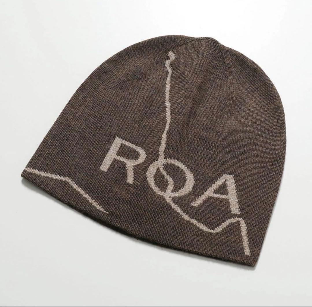 ROA ビーニー　25SS Dark-Brown