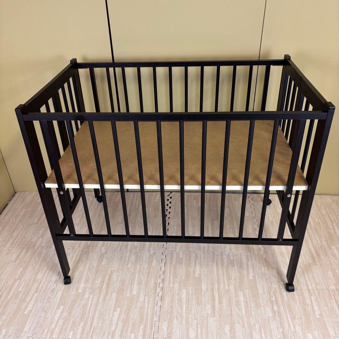 除菌清掃済　日本製　スリーピー　折畳　ワンタッチハイベッド　クール　濃いブラウン