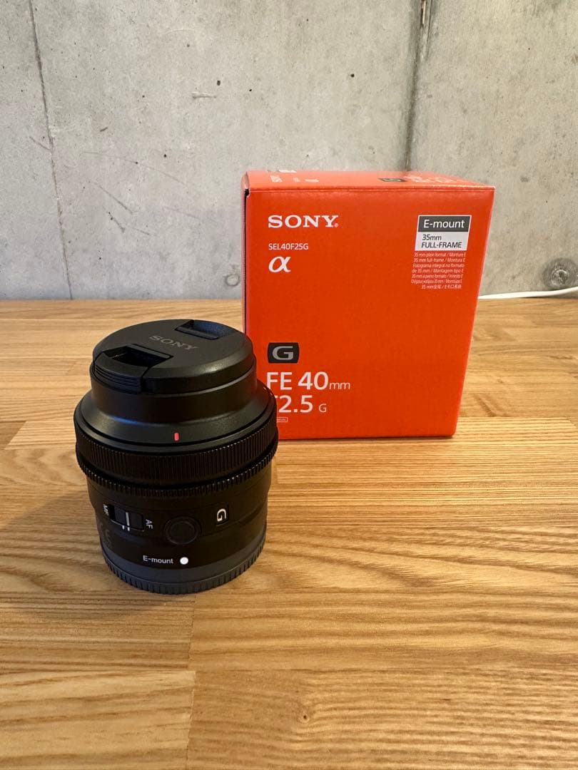 極美品 SONY FE 40mm F2.5 G SEL40F25G