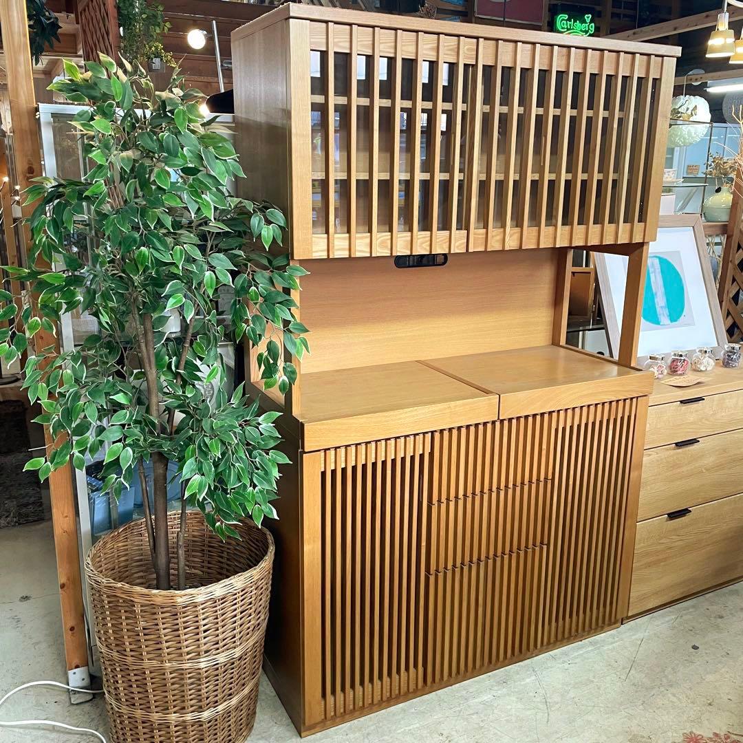 【美品】浅川木工　山水シリーズ　キッチンカウンター　キッチンボード　高級　愛知県