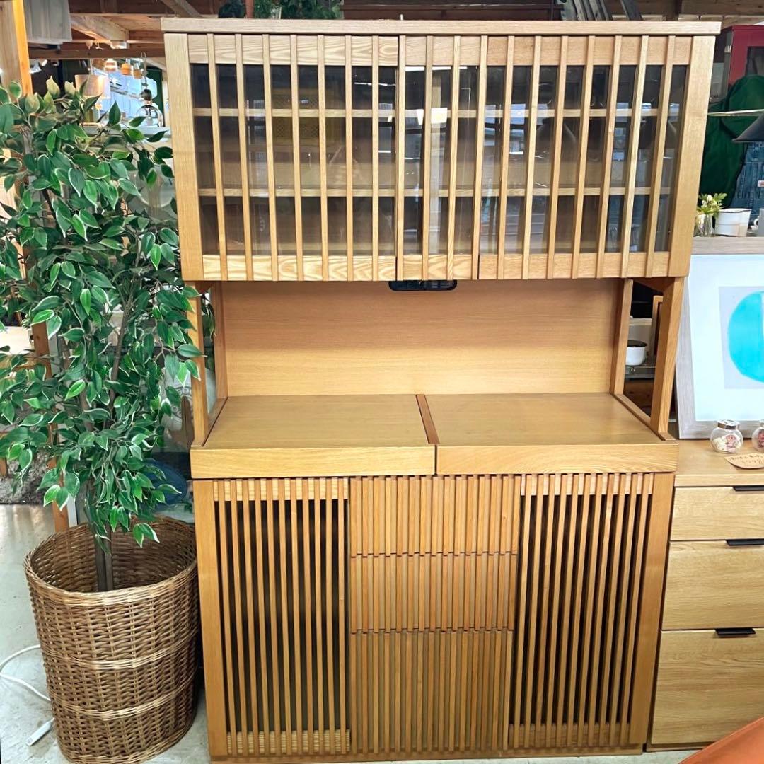 【美品】浅川木工　山水シリーズ　キッチンカウンター　キッチンボード　高級　愛知県