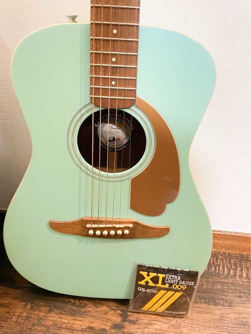 【美品】Fender malibu player Aqua splash