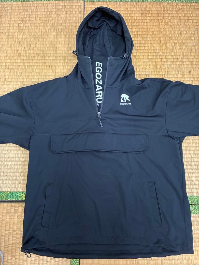 EGOZARU ブラック プルオーバー ウェア