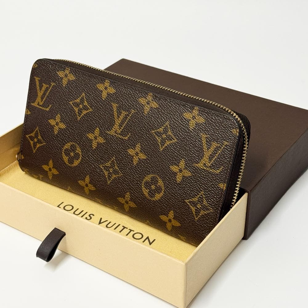 極美品 ルイヴィトン モノグラム ジッピーウォレット ラウンドファスナー 長財布