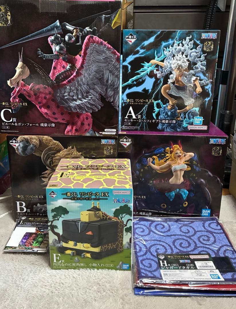 一番くじ　ワンピース EX 悪魔を宿す者達 A賞、B賞、C賞、D賞、E賞