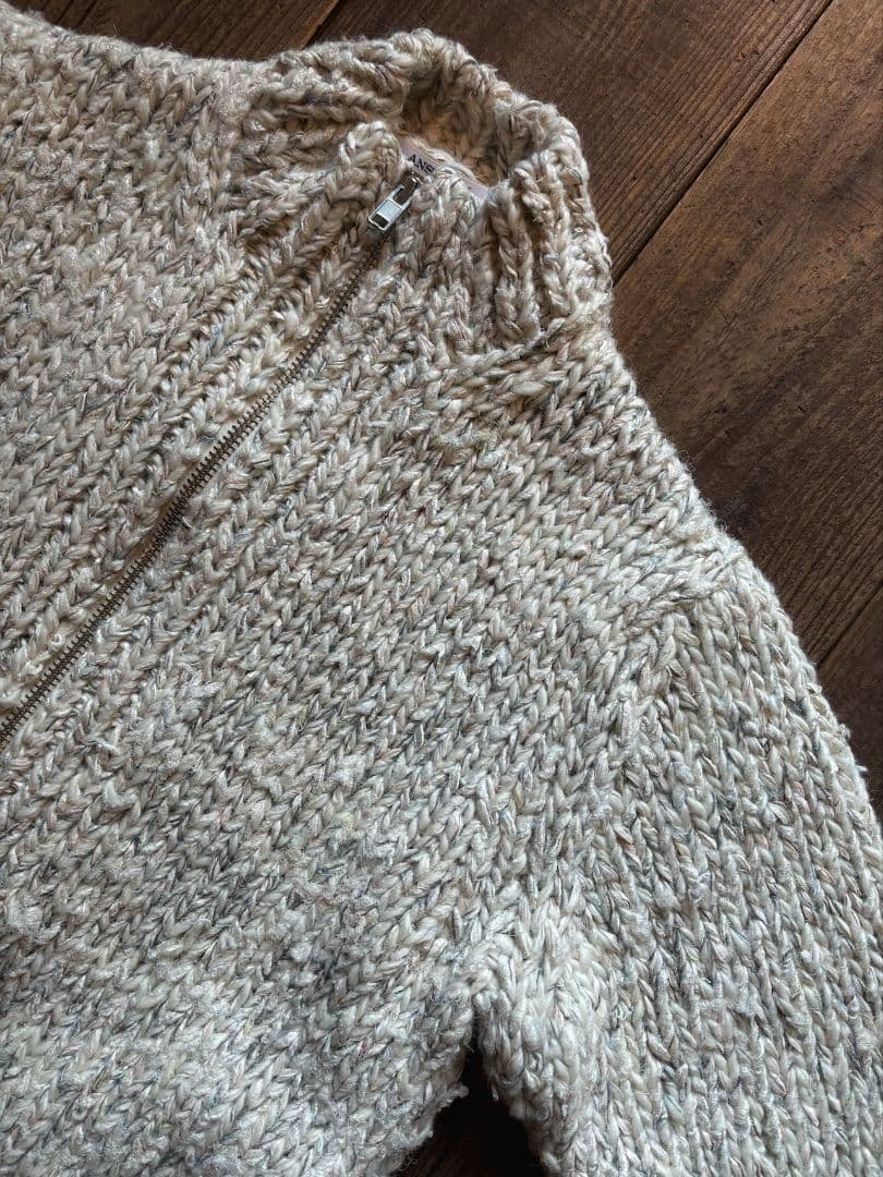 【新品未使用】ANSNAM 手編み mix divers knit
