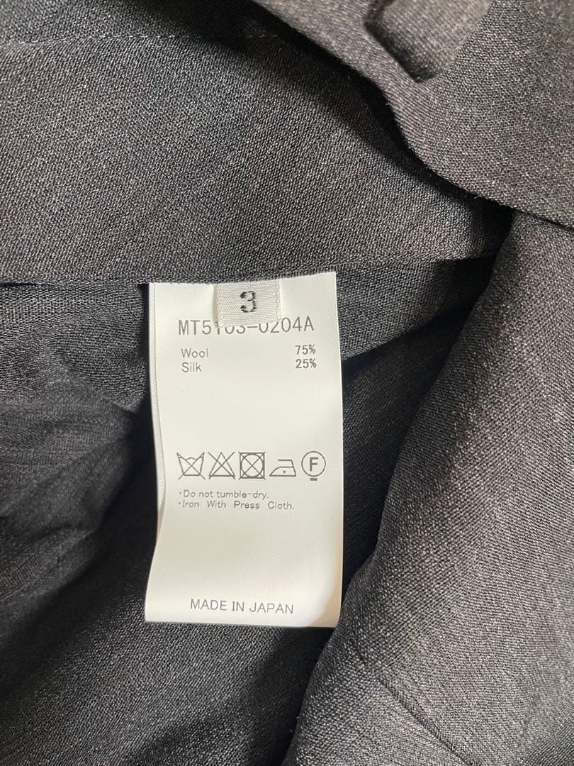 MAATEE & SONS 俺のサマーウール 無双トラウザー 25SS サイズ3