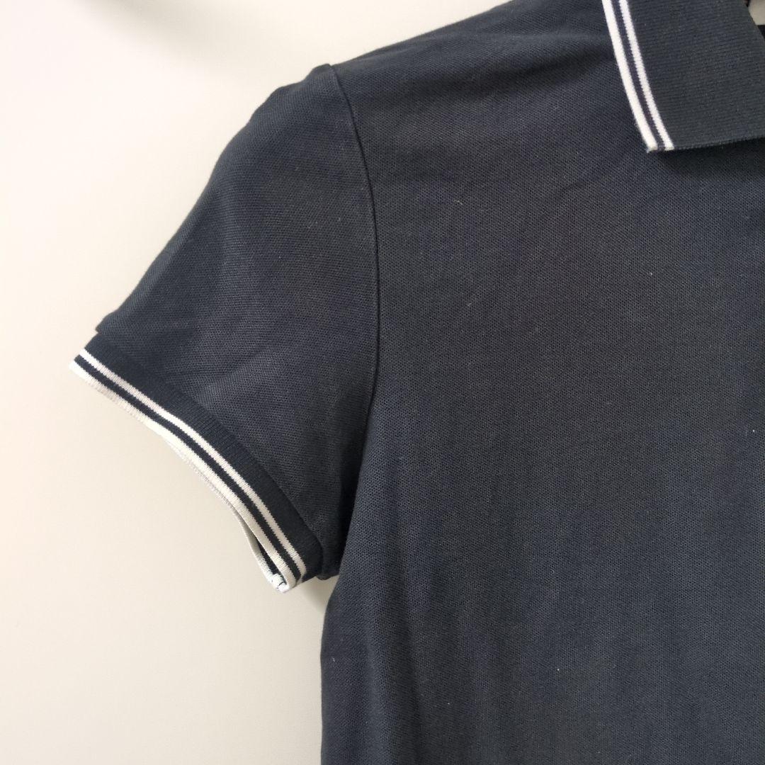 MONCLER ブラック ポロシャツ 半袖