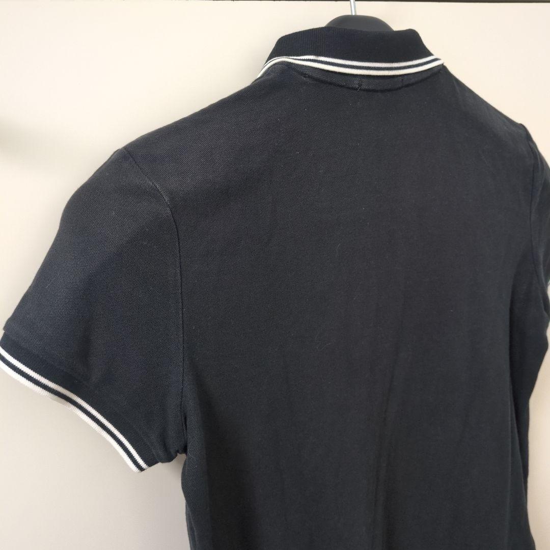 MONCLER ブラック ポロシャツ 半袖