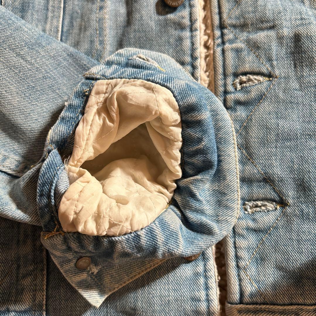 Lee ストームライダーUSA製デニムボアジャケット希少38サイズ