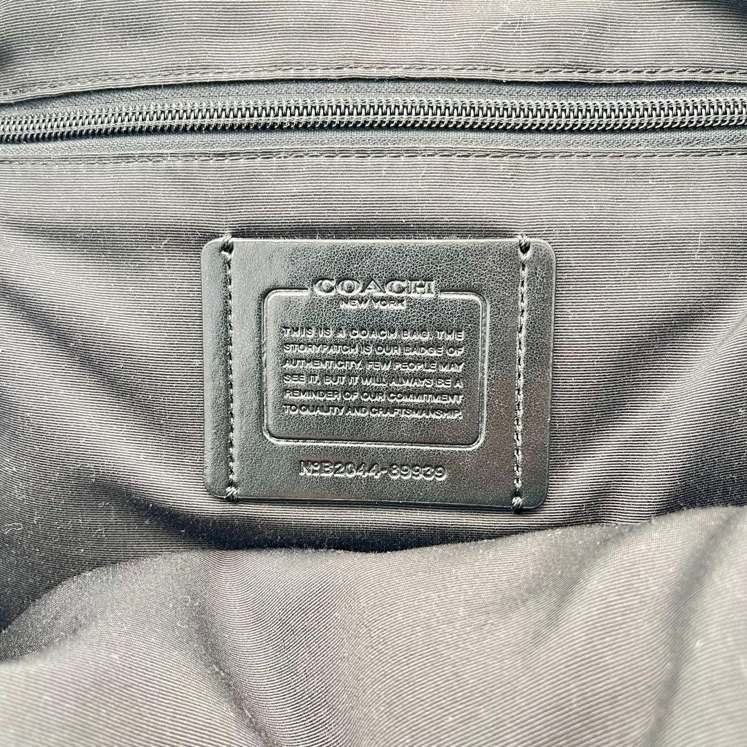 COACH コーチ グラハム バックパック A4 PC可 レザー リュック 黒