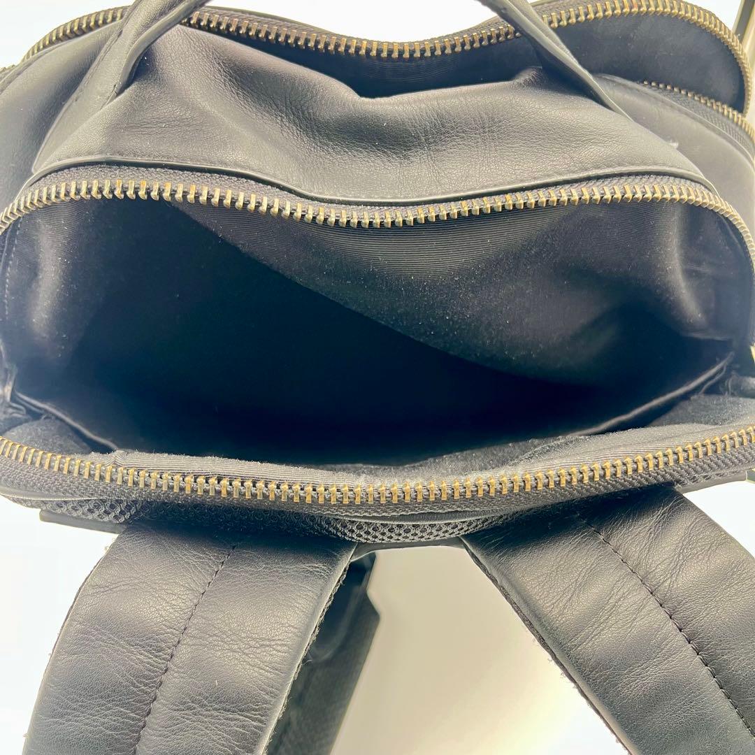 COACH コーチ グラハム バックパック A4 PC可 レザー リュック 黒