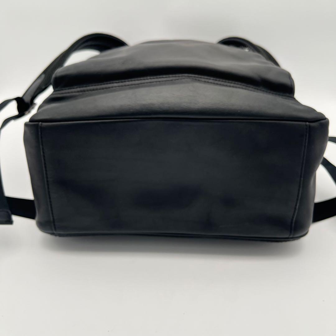 COACH コーチ グラハム バックパック A4 PC可 レザー リュック 黒