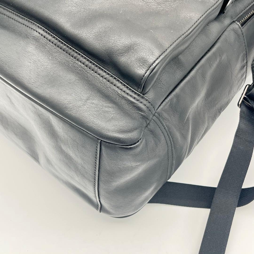 COACH コーチ グラハム バックパック A4 PC可 レザー リュック 黒