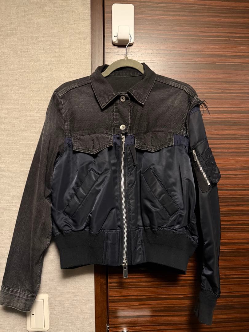 sacai ドッキングデニムジャケット