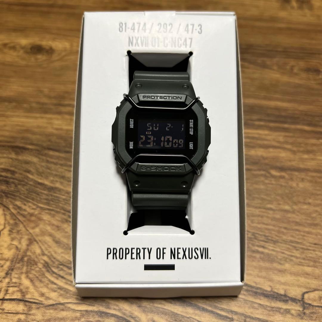 美品CASIO G-SHOCK DW-5600NX7 Nexus7 OLIVE