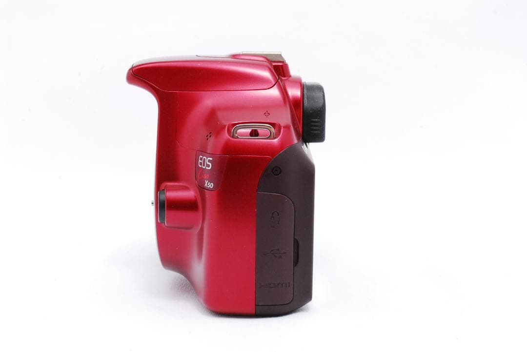 初心者オススメ⭐️Canon EOS kissX50 赤色 一眼レフ