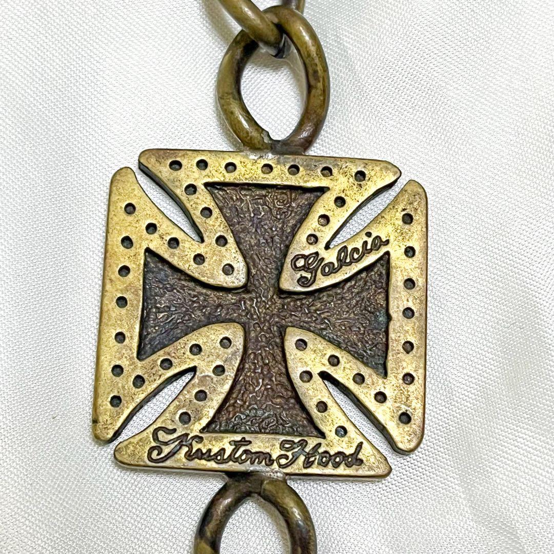 超希少 ガルシア ウォレットチェーン スカル マリア クロス 保存袋付き