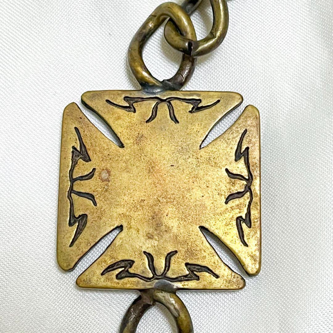 超希少 ガルシア ウォレットチェーン スカル マリア クロス 保存袋付き