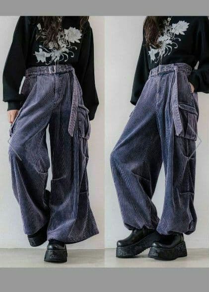 HARE ベーシックワイドカーゴパンツ　コーデュロイ