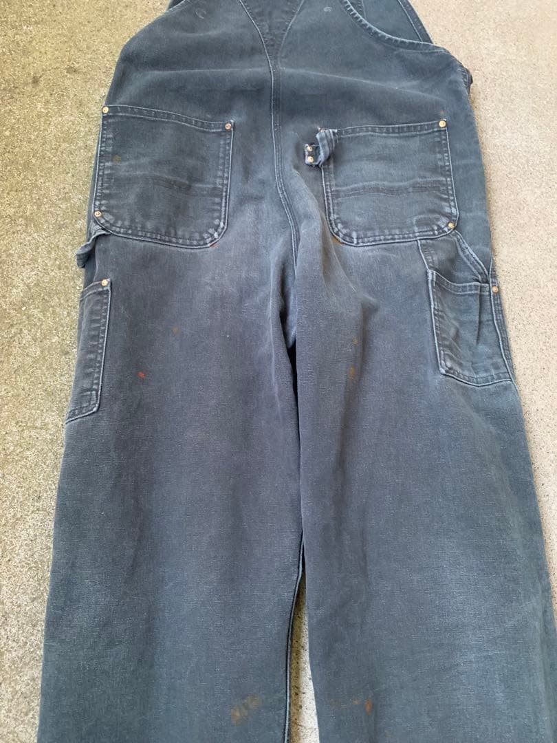 Carhartt カーハート　ダック　オーバーオールUSA製　ブラック　黒