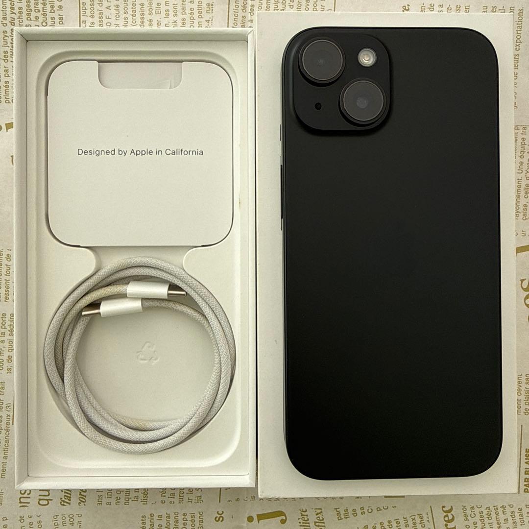 iPhone 15 128GB ブラック SIMフリー