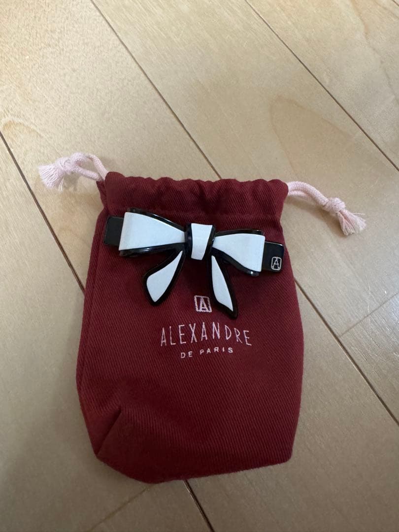 アレクサンドルパリ　リボン　バレッタ