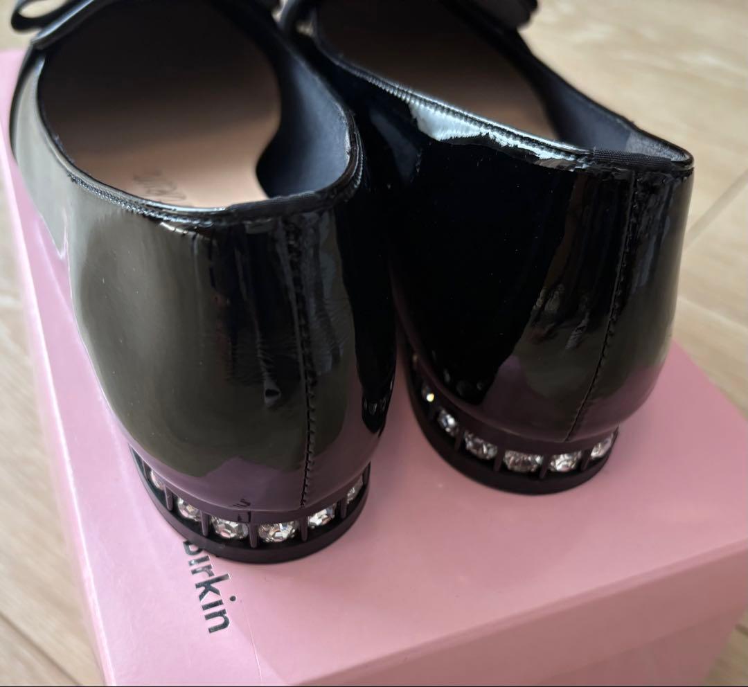 bridget birkinブリジットバーキン　ガーリーリボンローファー24.5