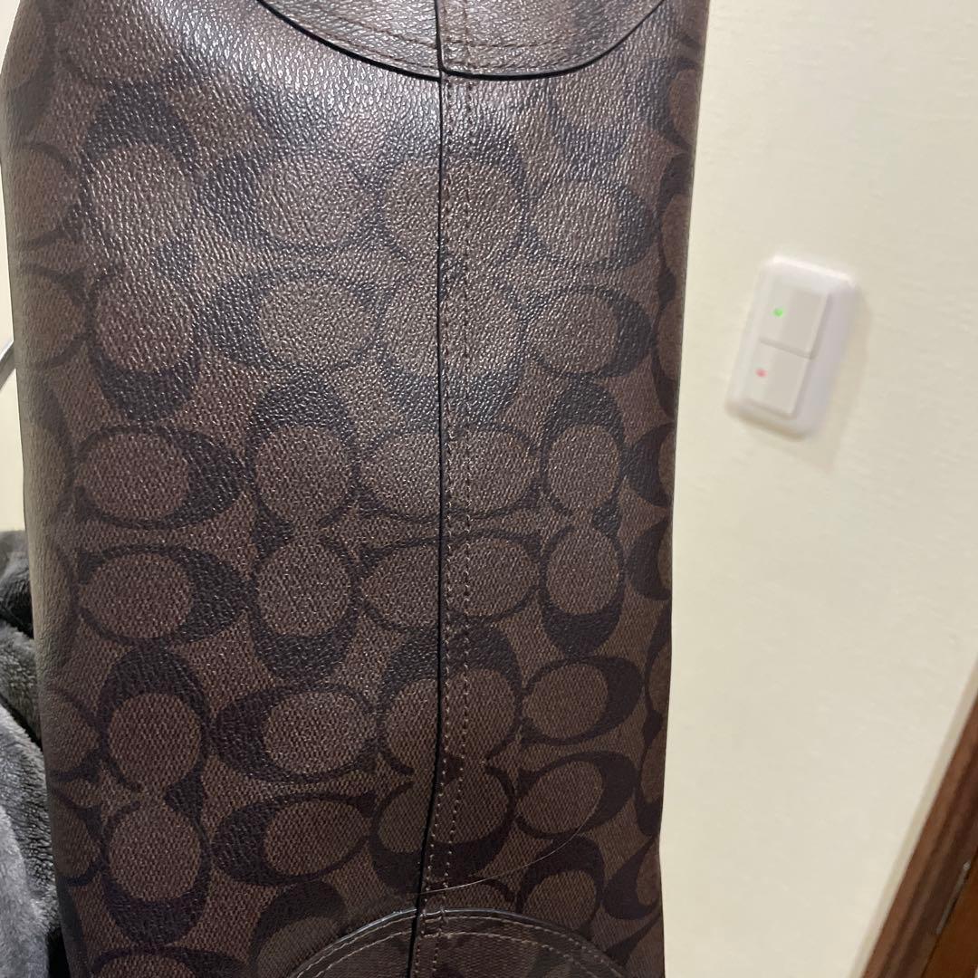 COACH ブラウン トートバック　リバーシブル