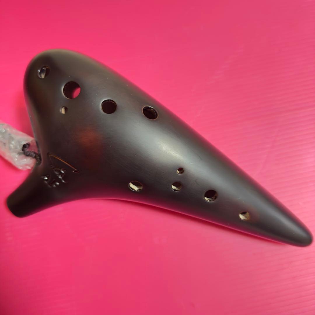オカリナ　アルトF管　漆仕上げ　フォーカリンク