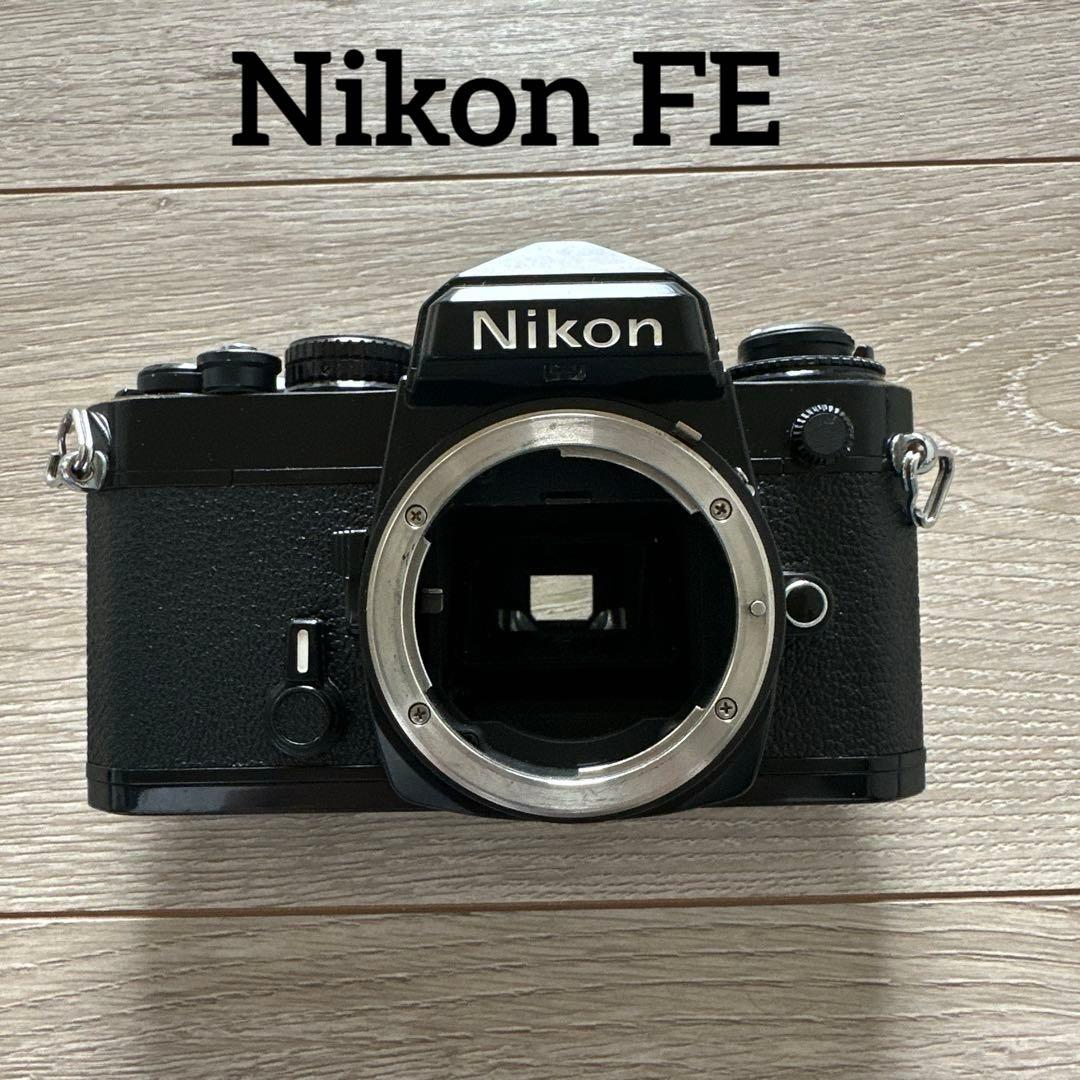 【ジャンク品】　Nikon FE 一眼レフカメラ レトロ