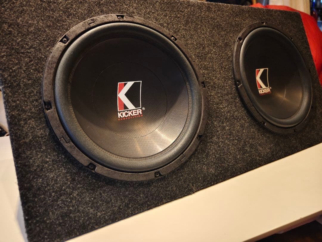 動作確認済 KICKER Competition サブウーファー BOX セット