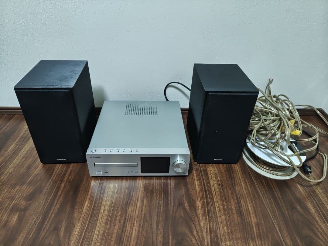 Pioneer ミニコンポ シルバー HM76