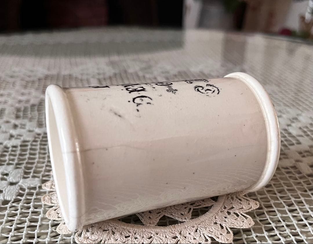 イギリスアンティーク レア クロテッドクリームミニ 黒